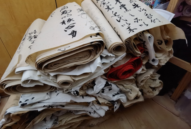 特殊的笔记,陈洪标用两幅百米书法长卷礼赞建党百年 特殊的笔记,陈洪标用两幅百米书法长卷礼赞建党百年